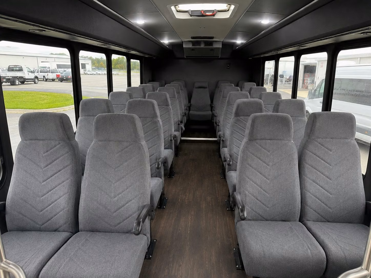 18 passenger minibus interior