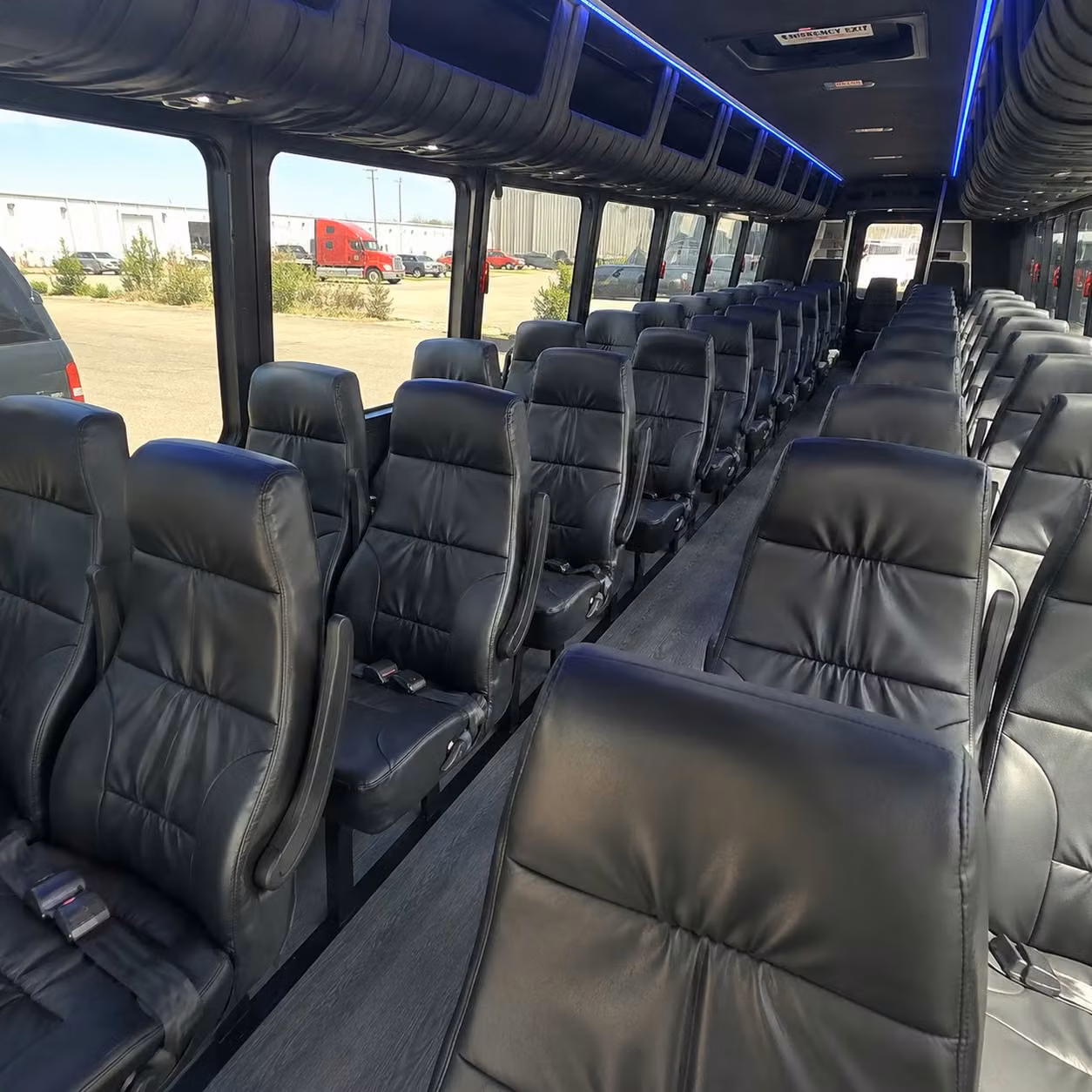 35 passenger minibus interior